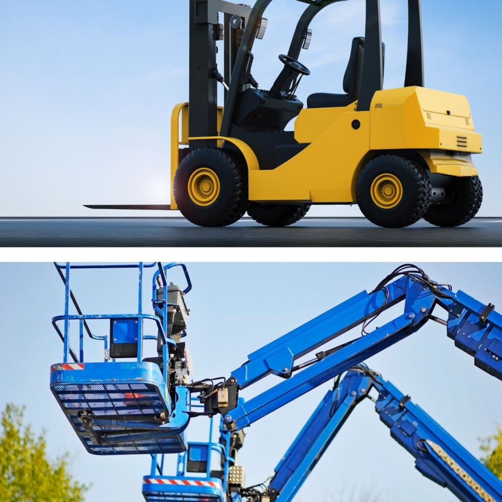 curso de carretillero y el curso de plataforma elevadora