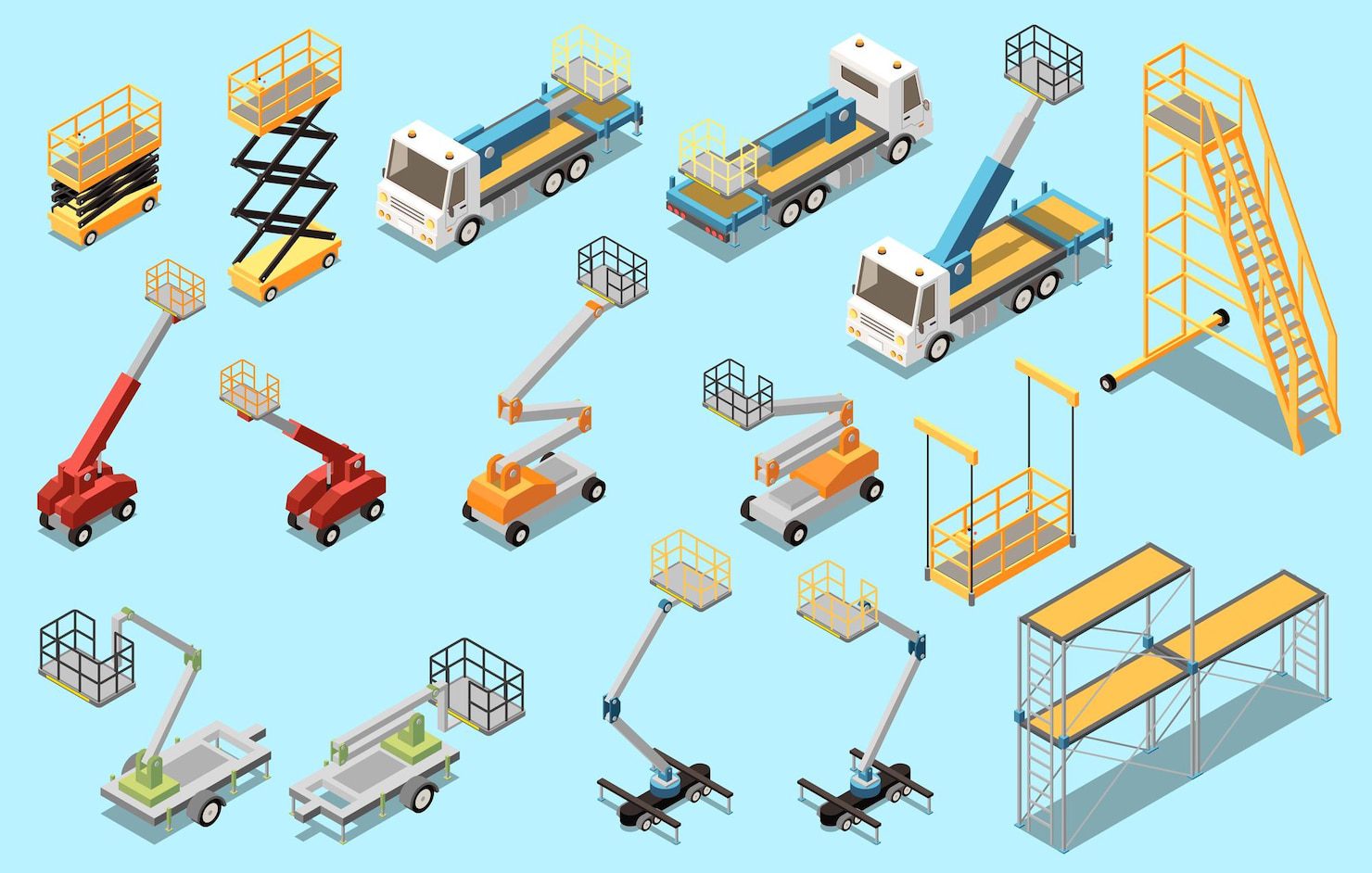 Plataformas elevadoras en altura